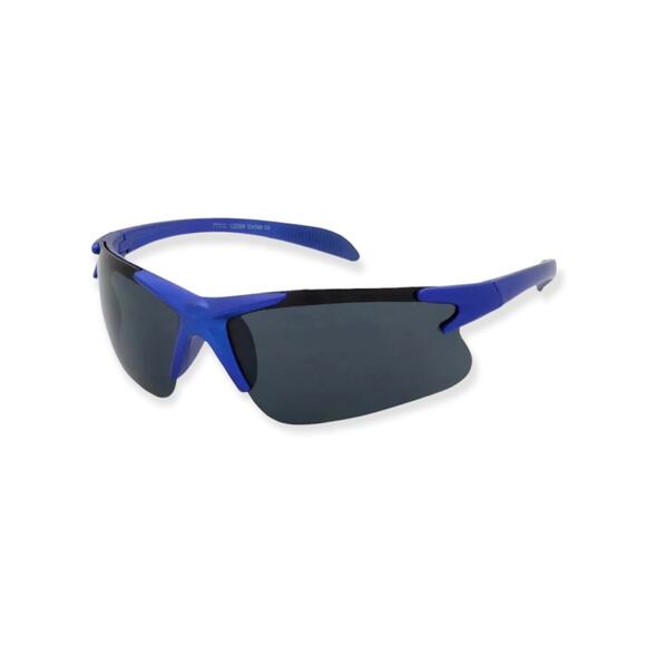 Blue Wrap Sports Sunglasses 400 UV Protection NEW - Picture 1 of 2